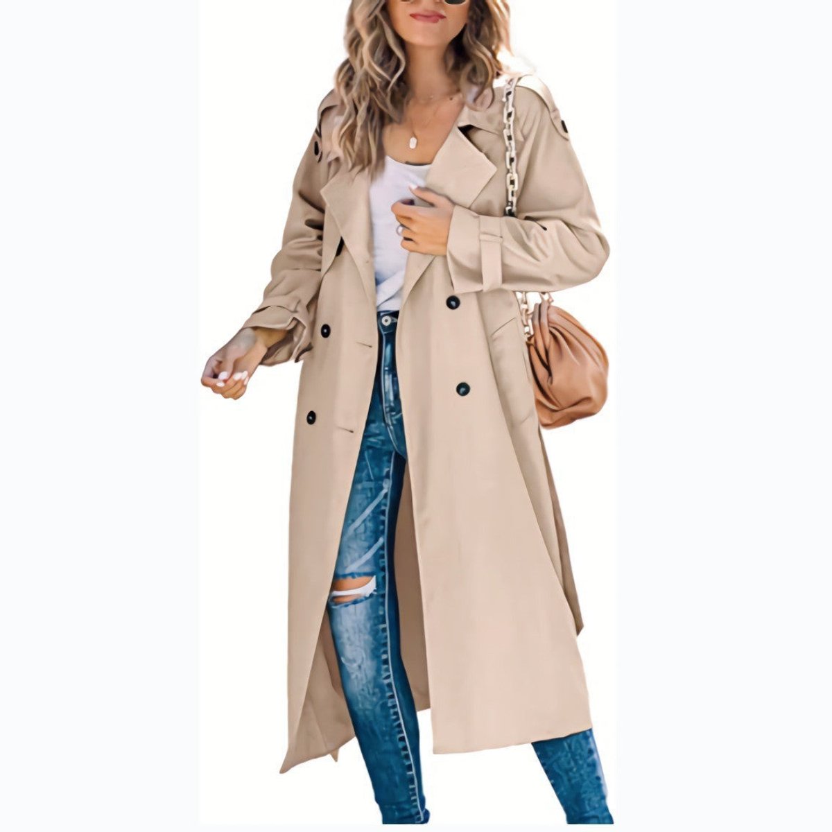 Camilla | Lange Trenchcoat met Ceintuur