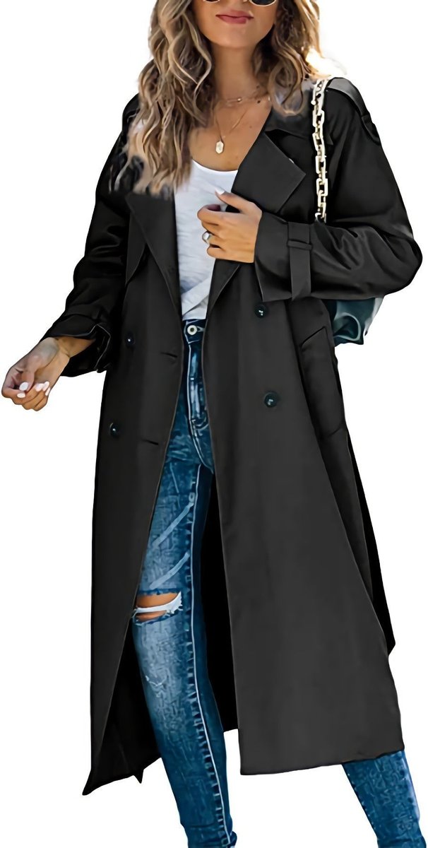 Camilla | Lange Trenchcoat met Ceintuur