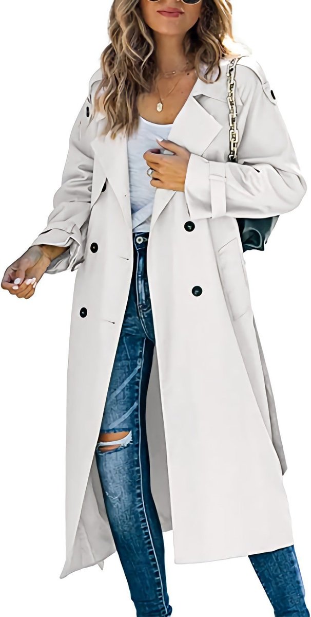Camilla | Lange Trenchcoat met Ceintuur