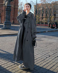 Edith | Oversized Dubbelzijdige Lange Trenchcoat