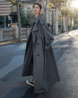 Edith | Oversized Dubbelzijdige Lange Trenchcoat