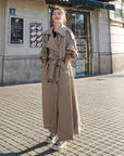 Edith | Oversized Dubbelzijdige Lange Trenchcoat