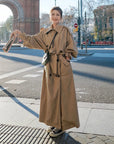 Edith | Oversized Dubbelzijdige Lange Trenchcoat