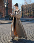 Edith | Oversized Dubbelzijdige Lange Trenchcoat