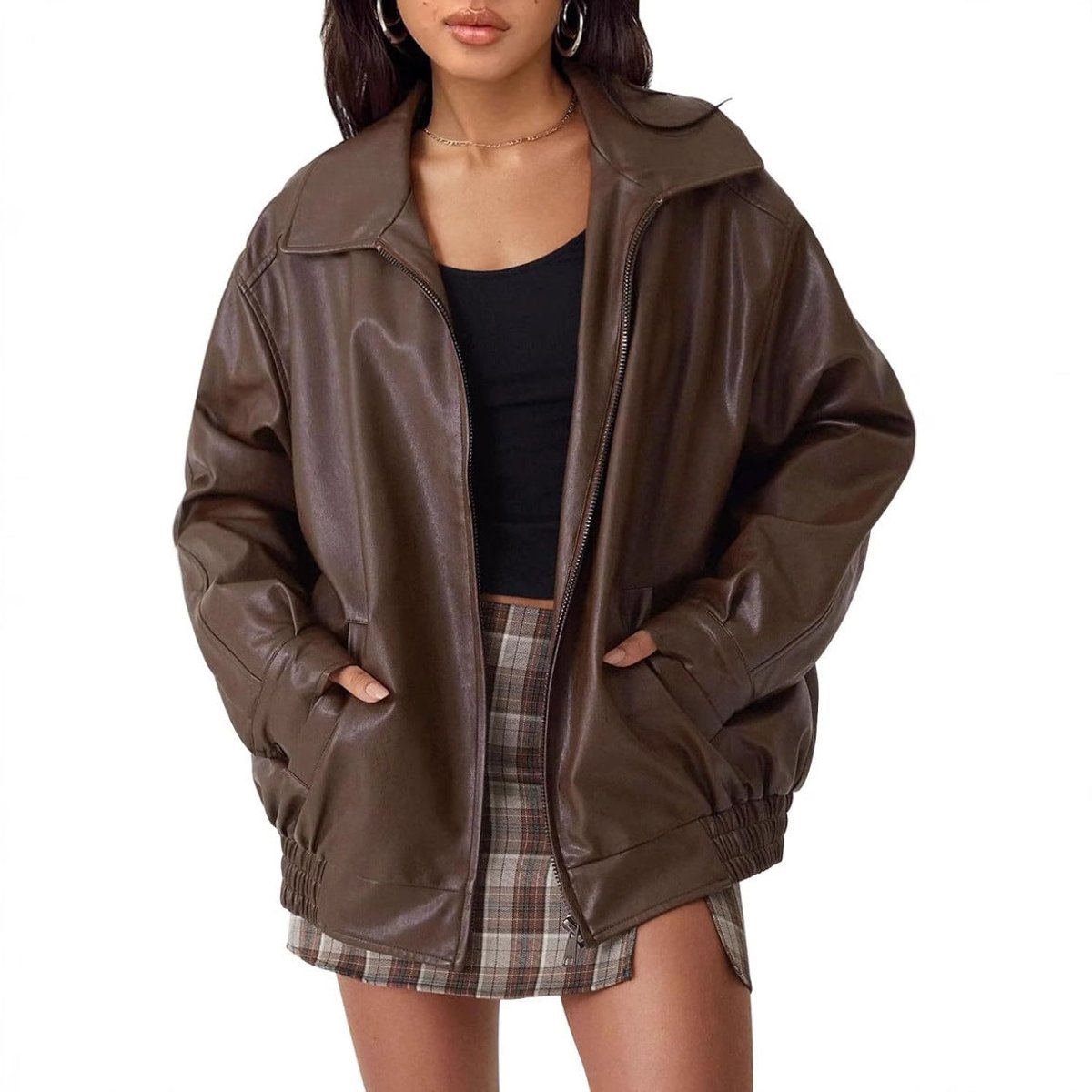 Joanne | Oversized Rits Bomberjack