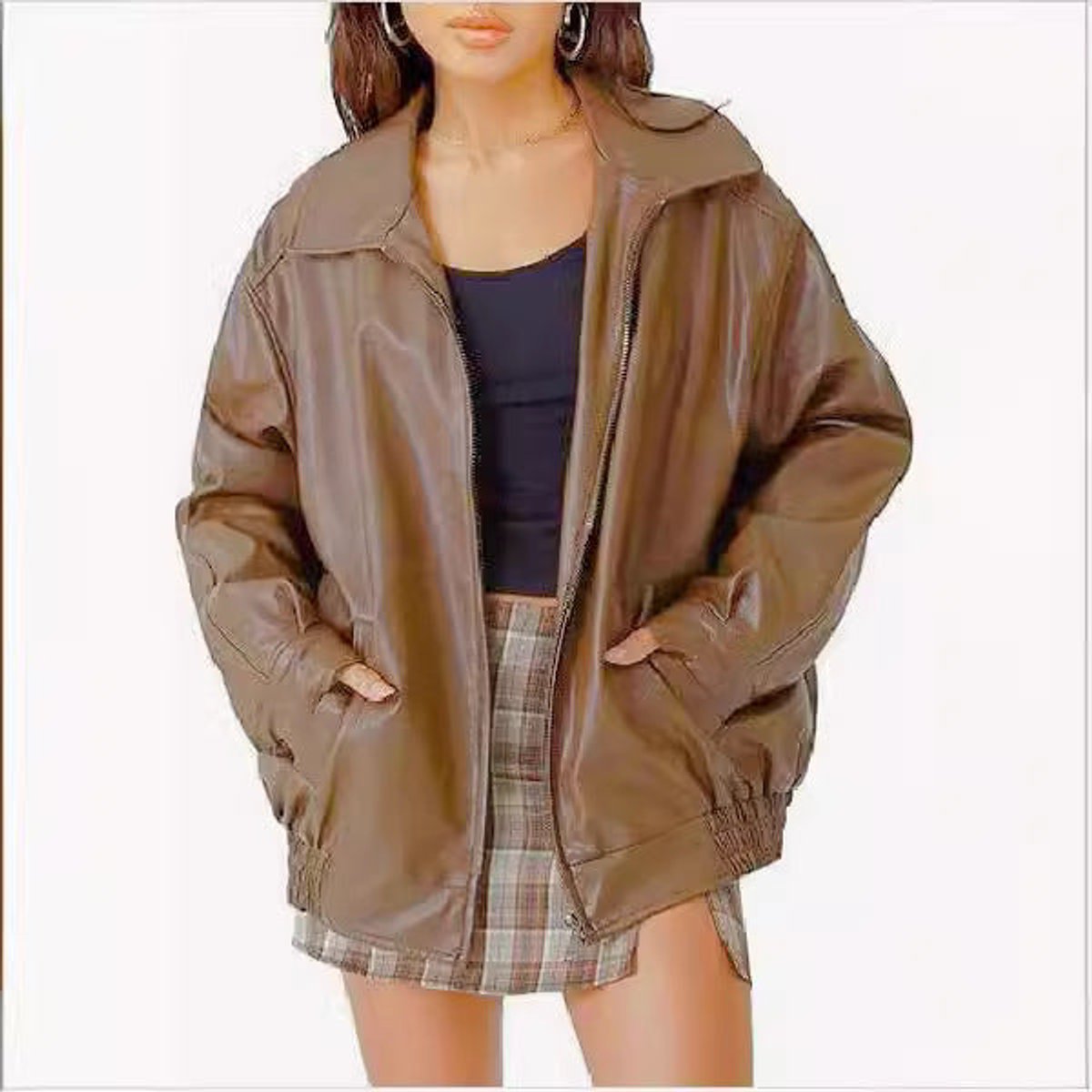 Joanne | Oversized Rits Bomberjack