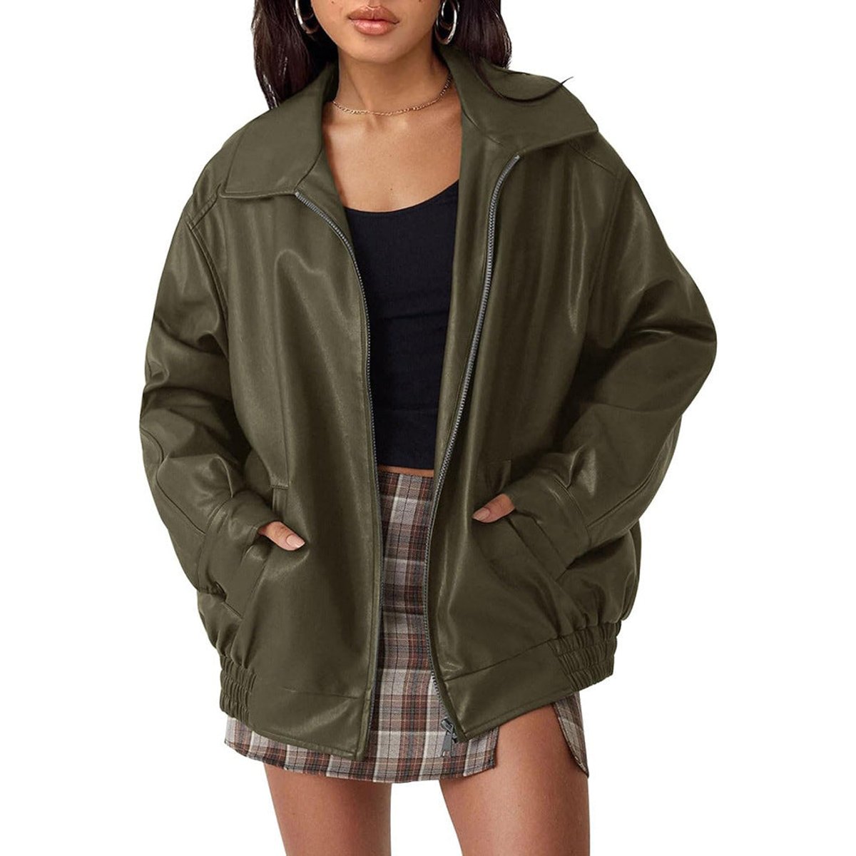 Joanne | Oversized Rits Bomberjack