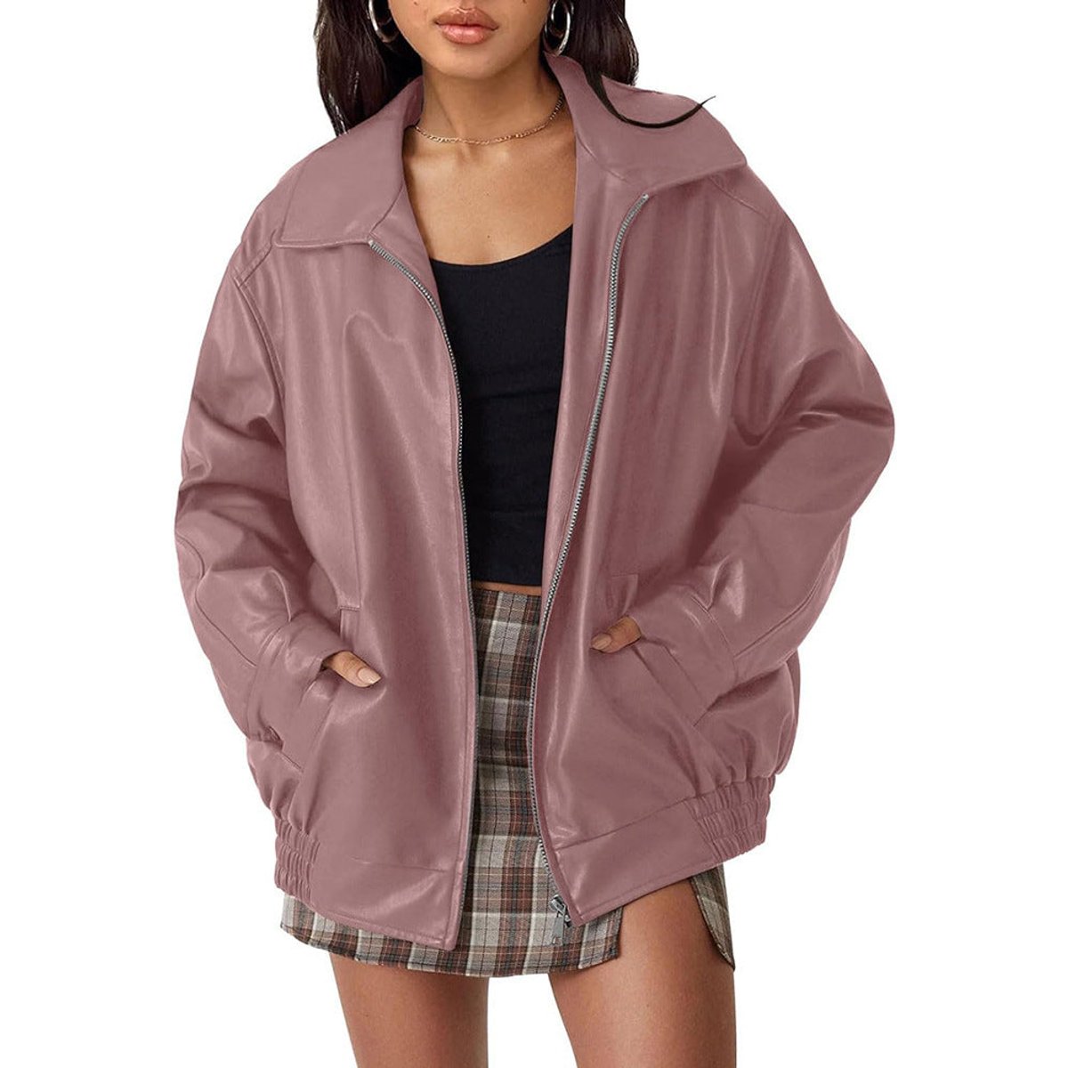Joanne | Oversized Rits Bomberjack