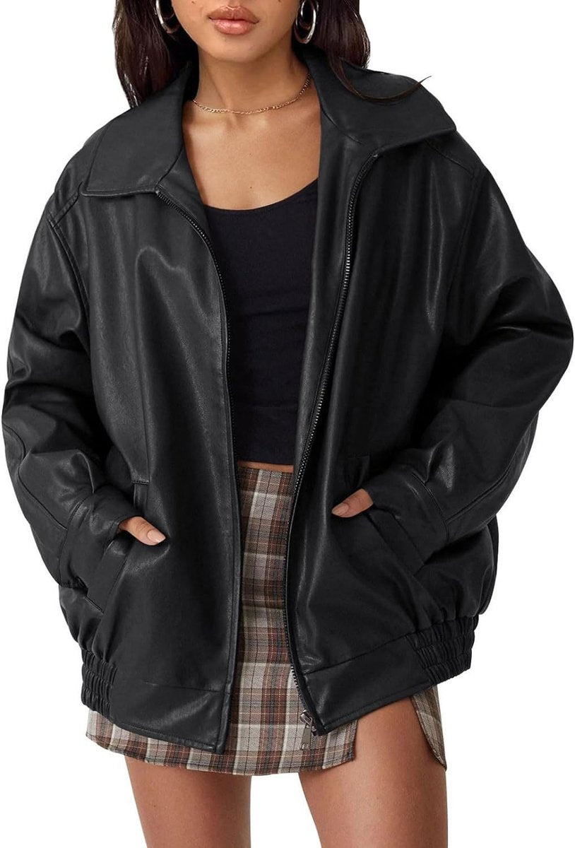 Joanne | Oversized Rits Bomberjack