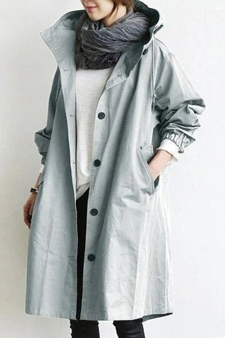 Maisie | Oversized Gewatteerde Kapmantel