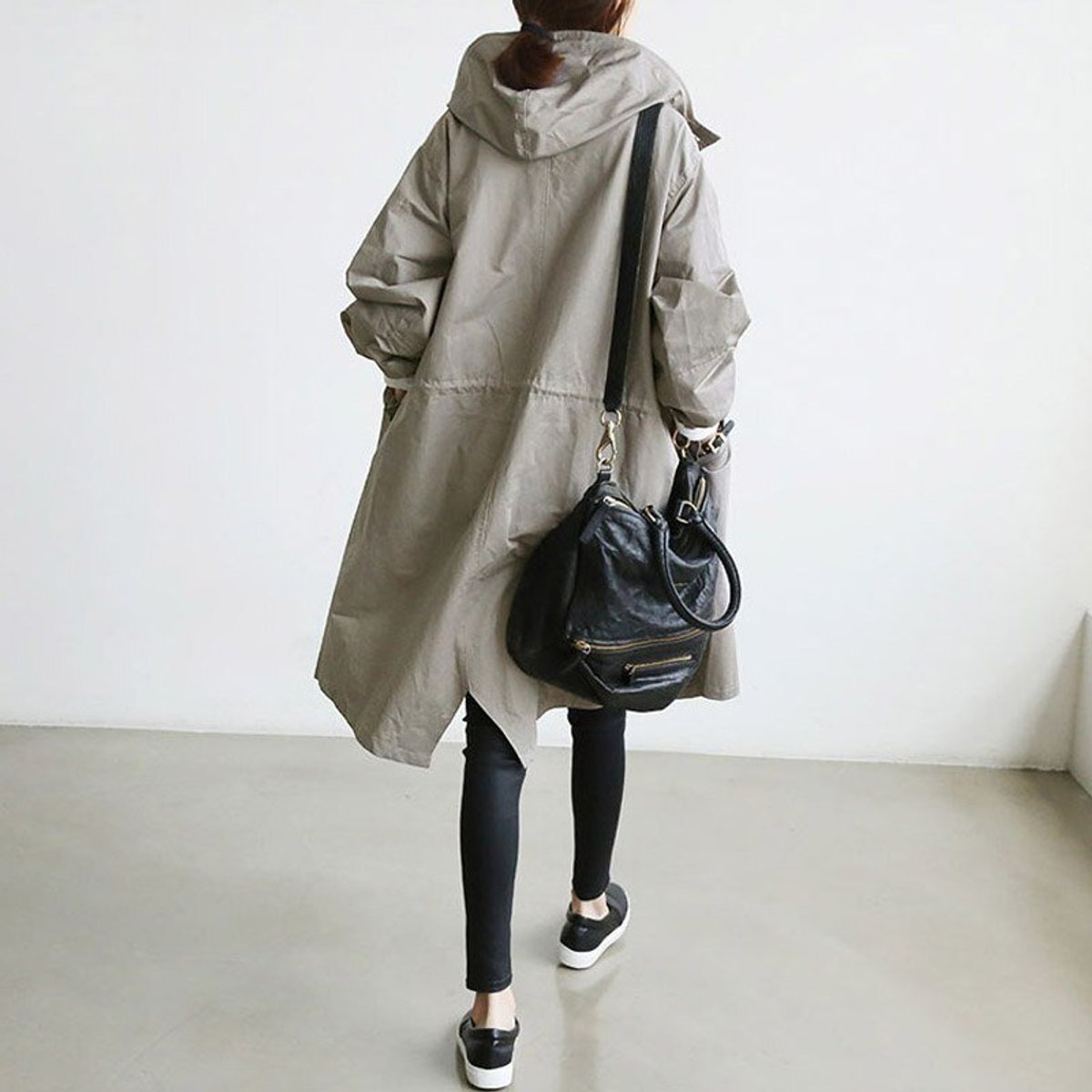 Maisie | Oversized Gewatteerde Kapmantel