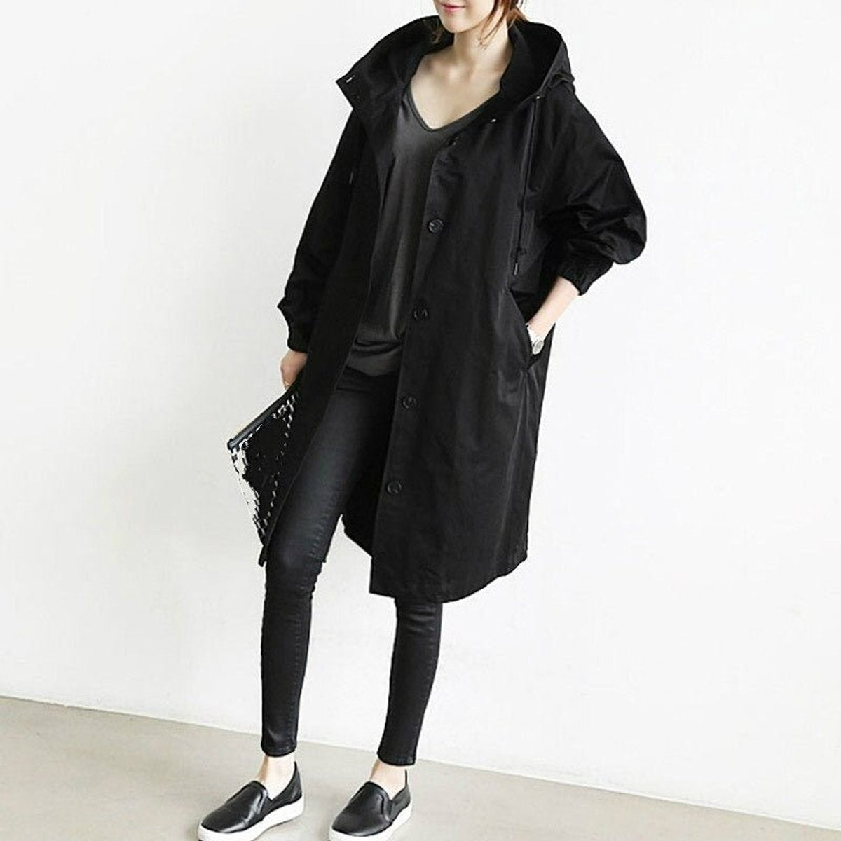 Maisie | Oversized Gewatteerde Kapmantel