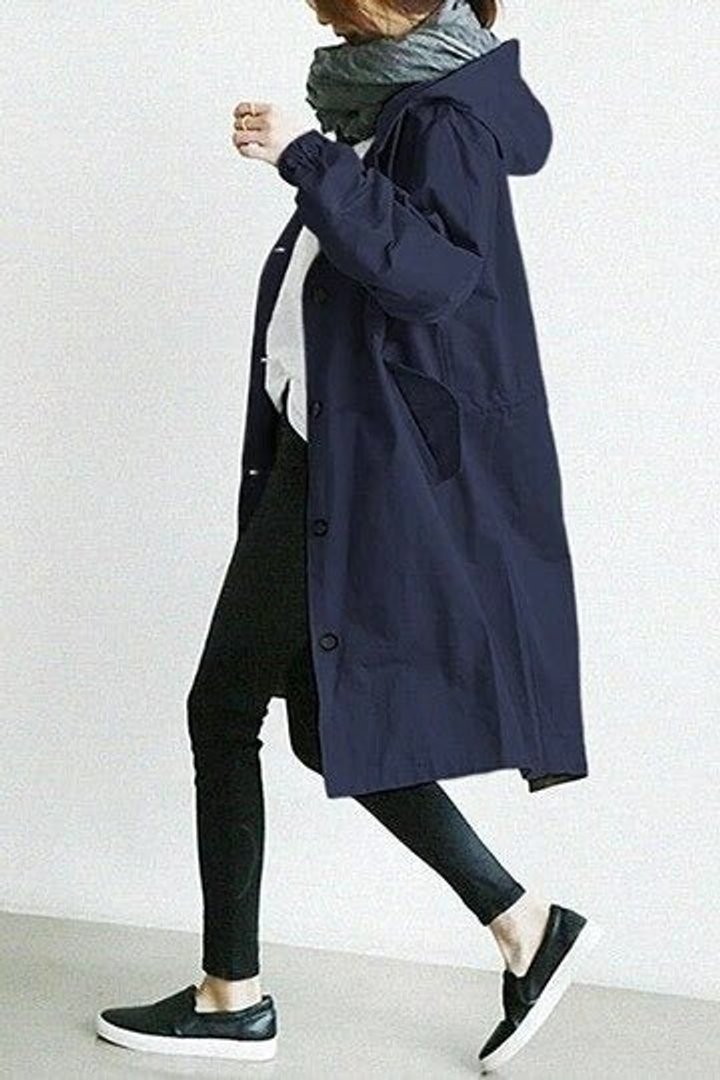Maisie | Oversized Gewatteerde Kapmantel