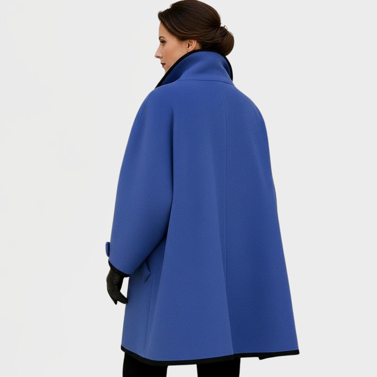 Flora | Oversized Contrast-Trim Jas