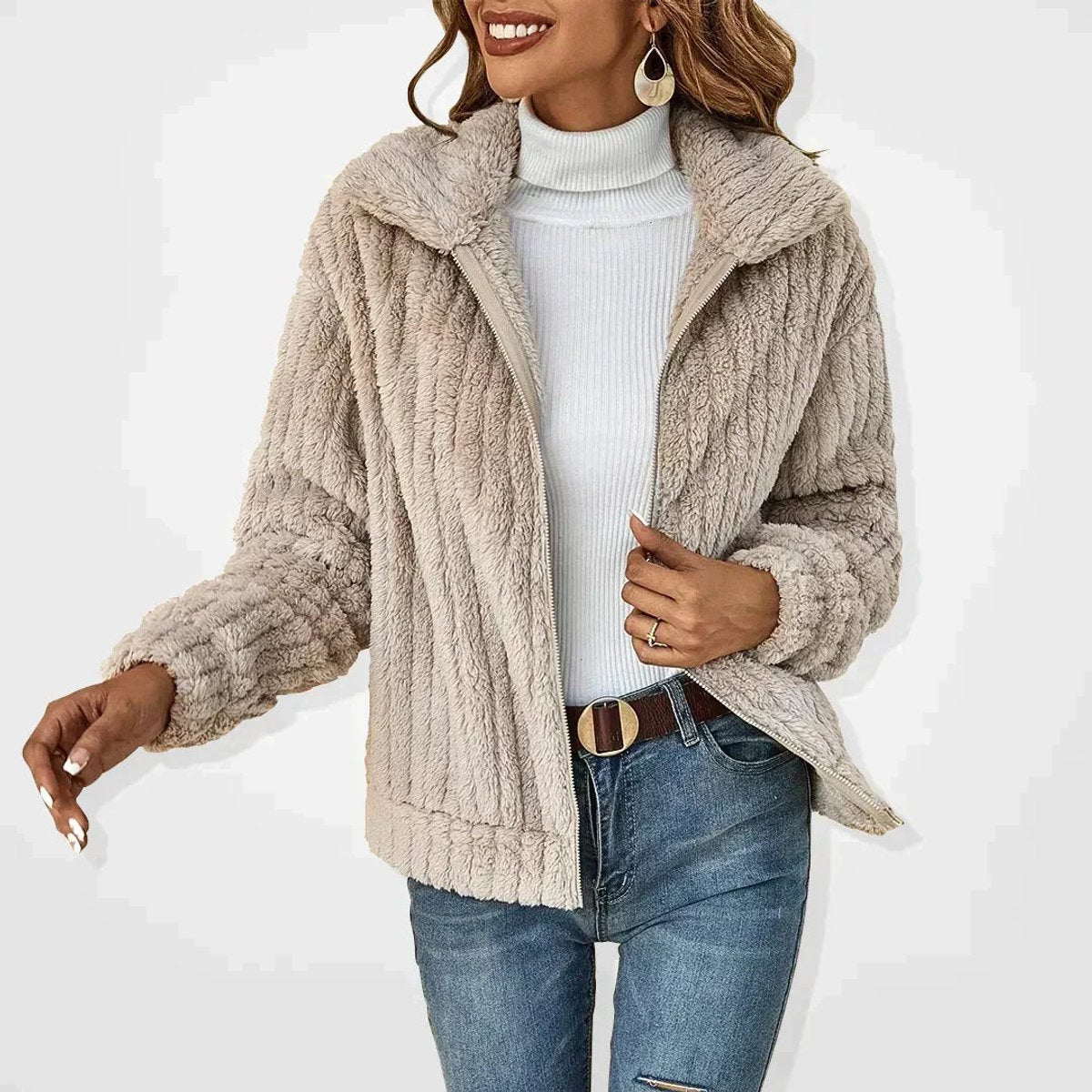 Roberta | Gezellige Zip-Up Jacket