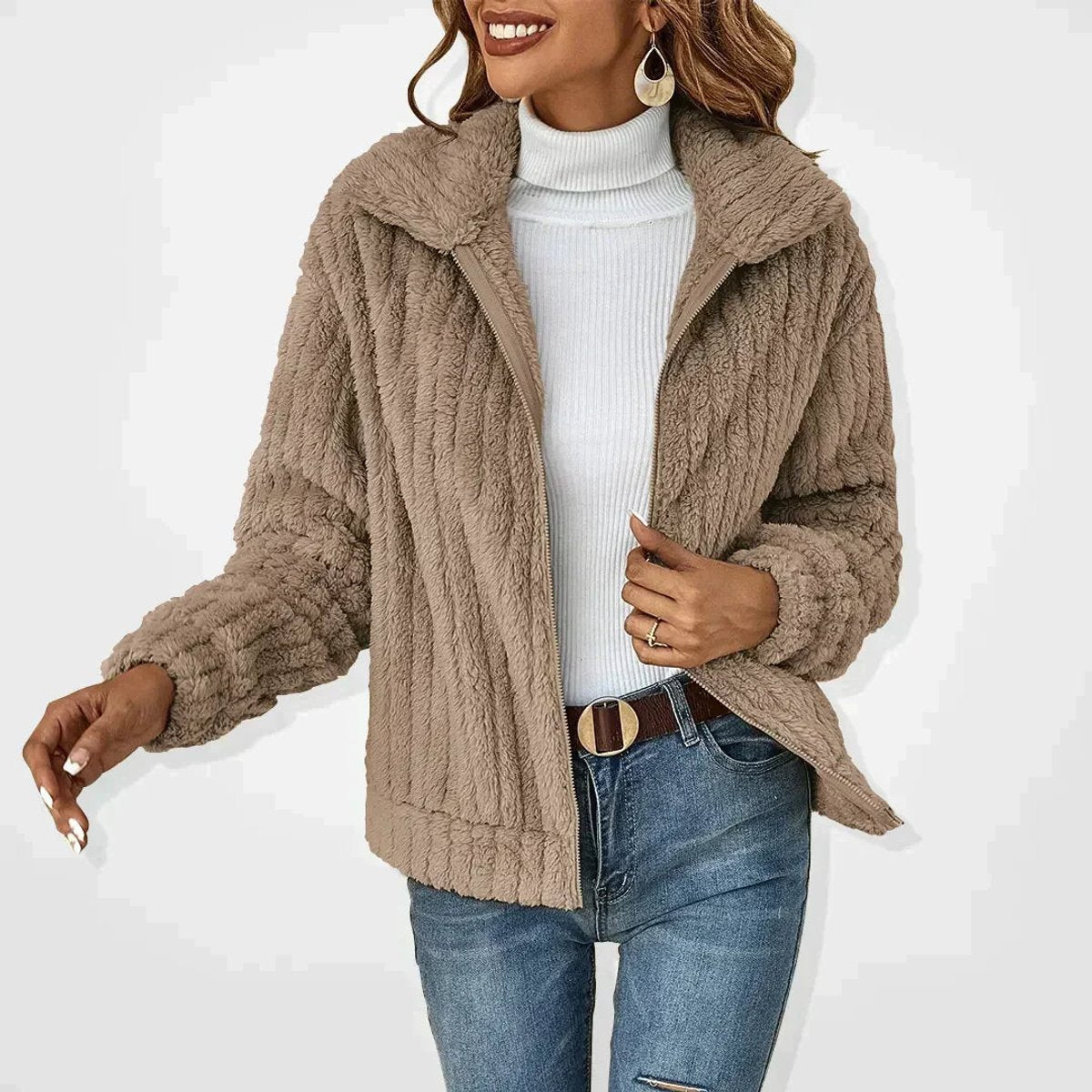 Roberta | Gezellige Zip-Up Jacket