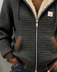 Sandra | Sherpa-Voering Gequilt Zip-Up Hoodie Jas