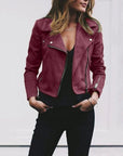 Giselle | Zip-Up Moto Jacket
