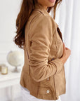 Gabrielle | Cropped Moto Zip-Up Jacket